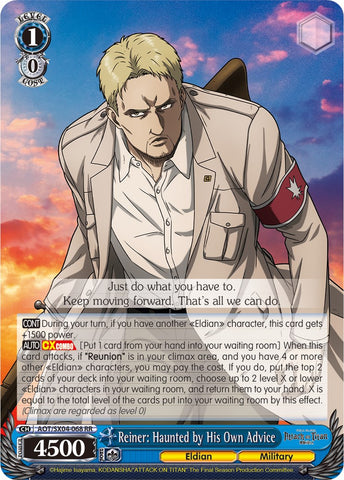 Reiner: Haunted by His Own Advice [Attack On Titan: Final Season]