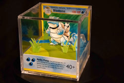 1st Edition Blastoise Card Diorama