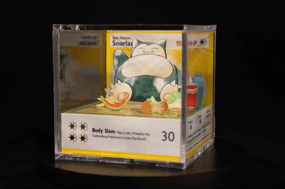 Base Set 2 Snorlax Card Diorama