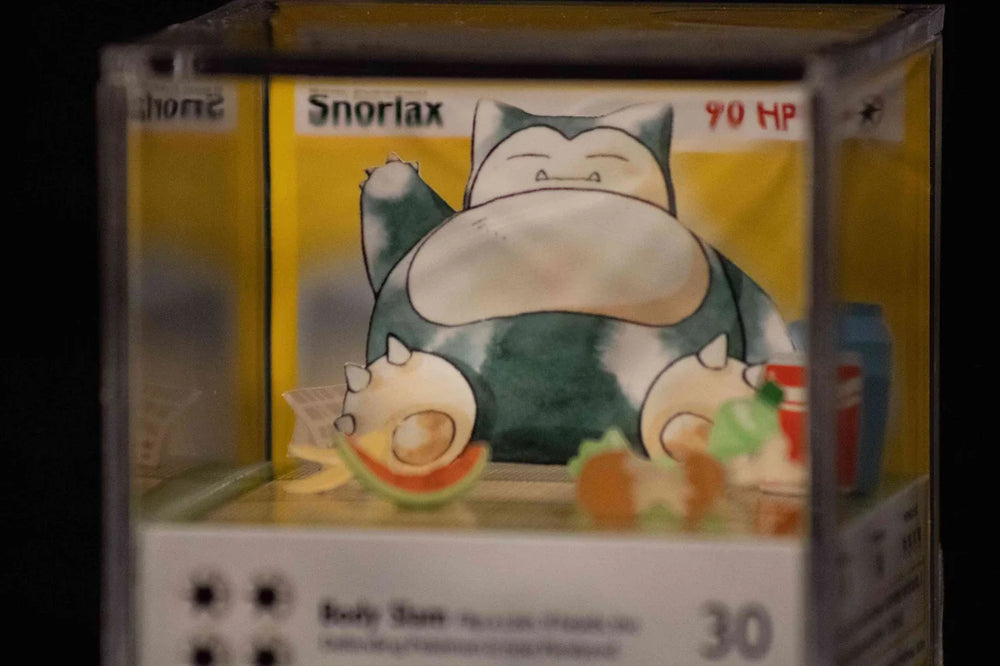 Base Set 2 Snorlax Card Diorama