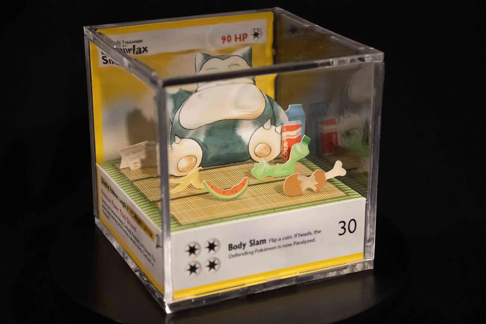 Base Set 2 Snorlax Card Diorama