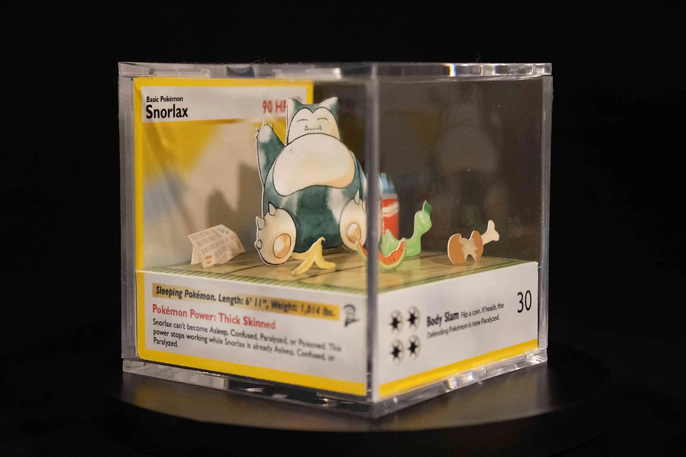 Base Set 2 Snorlax Card Diorama