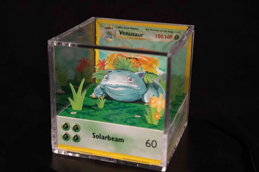 1st Edition Venusaur Card Diorama