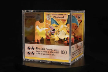 1st Edition Charizard Card Diorama