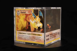 1st Edition Charizard Card Diorama