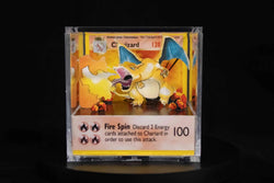 1st Edition Charizard Card Diorama