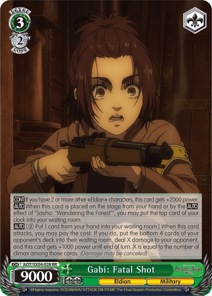 Gabi: Fatal Shot [Attack On Titan: Final Season]