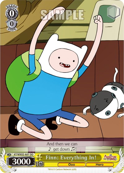 Finn: Everything In! (AT/WX02-A01) (Promo) [Adventure Time]