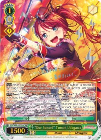 "Our Sunset" Tomoe Udagawa (BD/W63-E029SSP SSP) [BanG Dream! Girls Band Party! Vol.2]