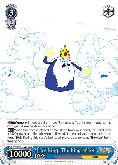 Ice King: The King of Ice (AT/WX02-075S SR) [Adventure Time]