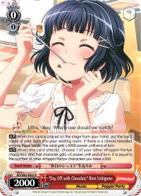 "Day Off with Chocolate" Rimi Ushigome (BD/W63-E052 R) [BanG Dream! Girls Band Party! Vol.2]