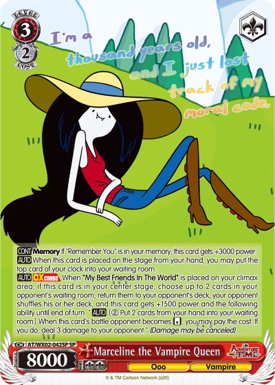 Marceline the Vampire Queen (AT/WX02-042SP SP) [Adventure Time]