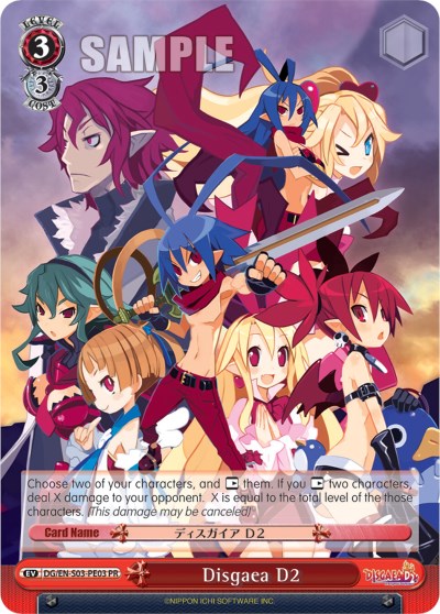 Disgaea D2 (DG/EN-S03-PE03) (Promo) [Disgaea]