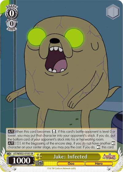 Jake: Infected (AT/WX02-010S SR) [Adventure Time]