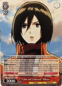 "Calm and Collected" Mikasa (AOT/S35-E064 U) [Attack on Titan]